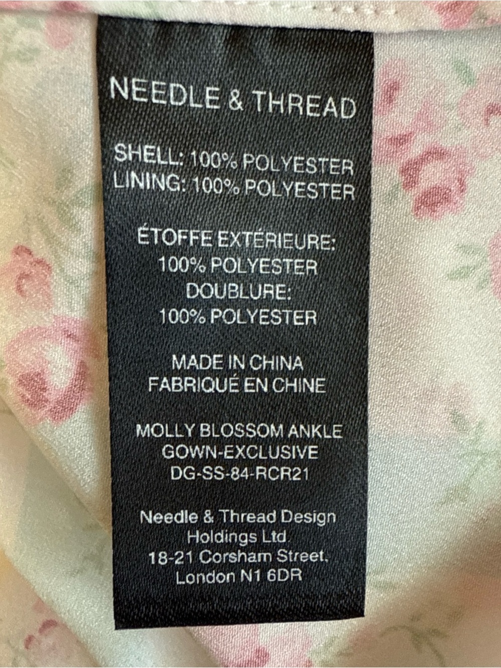 Needle & Thread Molly Blossom Maxi Dress Size 6 Floral Cottagecore Flowy - Picture 9 of 13